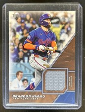 2026 Topps Brandon Nimmo Major League Material Jersey #MLM-BN Mets