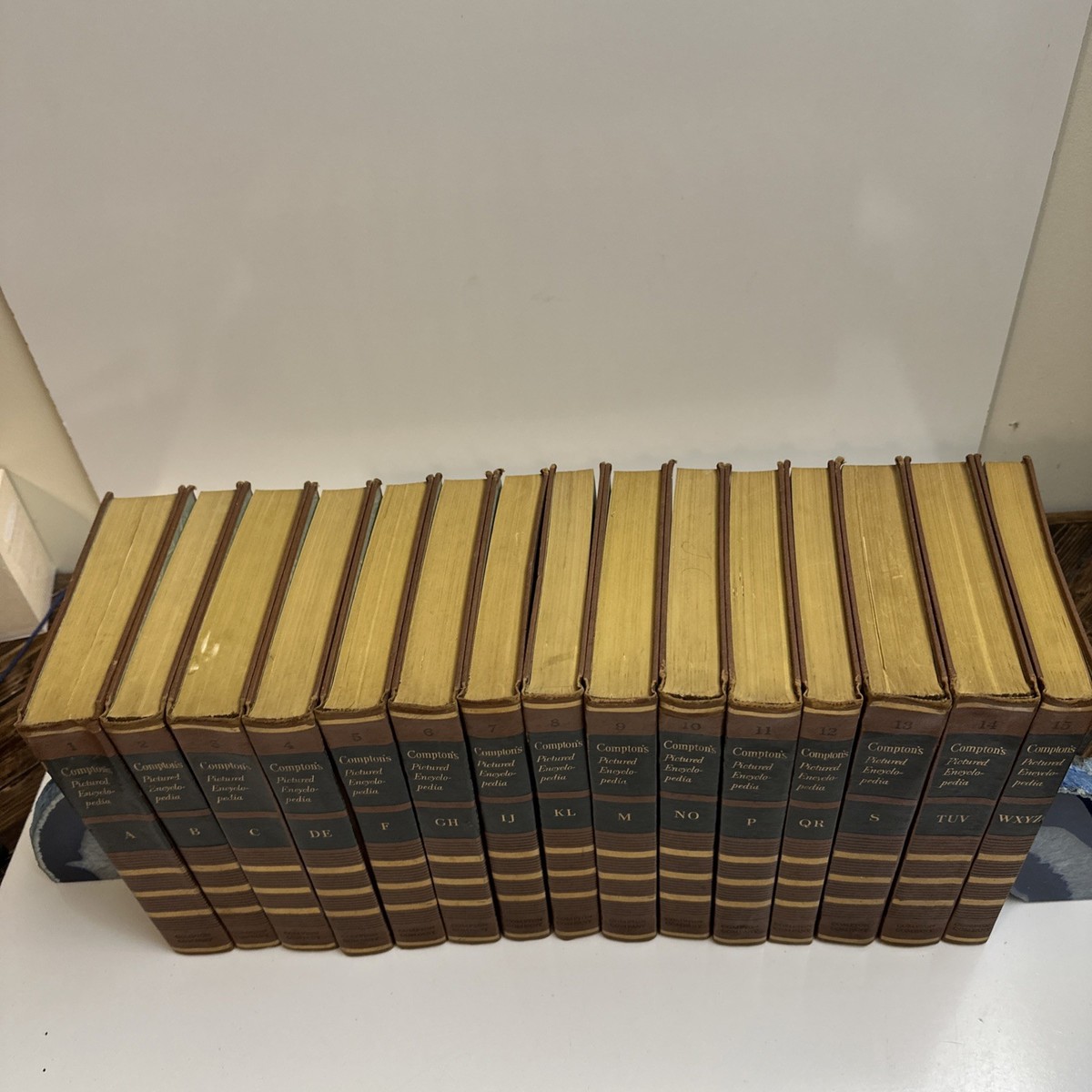 Comptons Pictured Encyclopedia 1961 Complete Set Of 15 | eBay