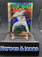 2025 Topps Update Logan Henderson #US137 Rainbow Foil Rookie Card RC Brewers 🚨