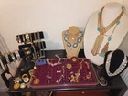 LARGE LOT OF VINTAGE COSTUME JEWELRY SOME SIGNED