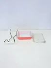Vtg Pyrex Flamingo Pink Oblong Baking Dish #231 , 1 1/2qt Kitchen With Lid