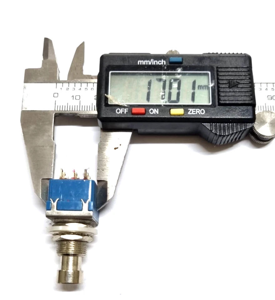 29 Stck. Support 3PDT 9 Pins Box Stomp Effekpedal für Gitarre Fußschalter blau 9-polig - Bild 3 von 4