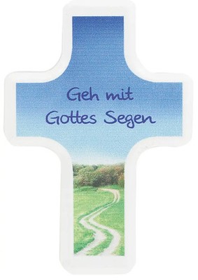 Handschmeichlerkreuz Geh mit Gottes Segen | Holz | EAN 4036526727288