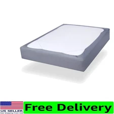 Elegant Twin Size Box Spring Cover - Smooth Microfiber, Dustproof & Washable