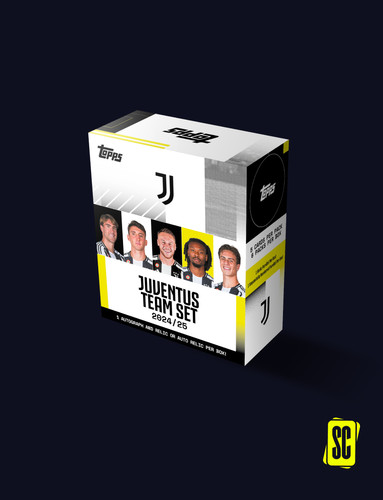 Topps Juventus Team Set 2024/25 - Hobby Box 2024-25 Topps Juventus Team Set Vintage Lady Relics sealed box