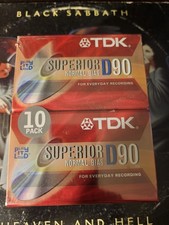 TDK- Superior D90 10 Pack Cassettes SEALED
