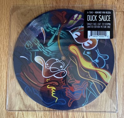 A-Trak Duck Sauce Smiley Face / Get To Steppin 7  Picture Disc Art