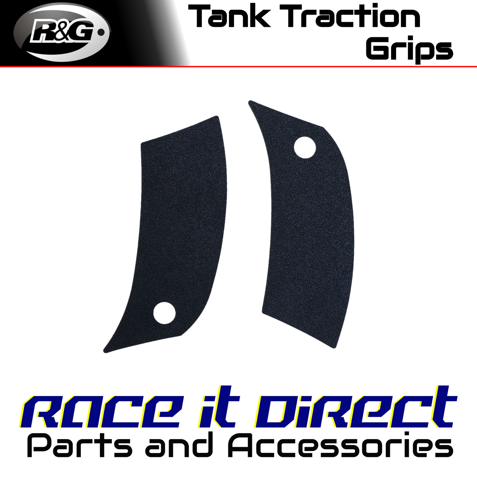 Tank Traction Grips for BMW K1600GT and GTL 2017-2018 Clear R&G
