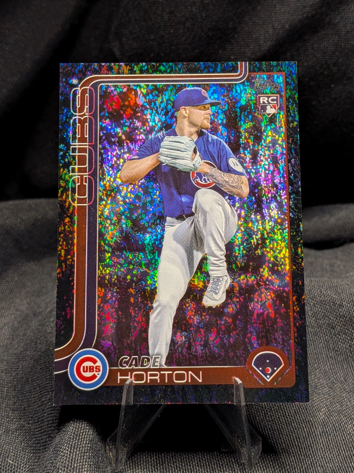 2025 Topps Update Series - Cade Horton Black Holofoil  1/10 (RC) #US140