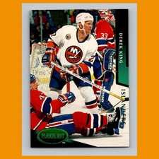 Derek King #119 1993-94 Parkhurst Emerald Ice New York Islanders Hockey Card NHL
