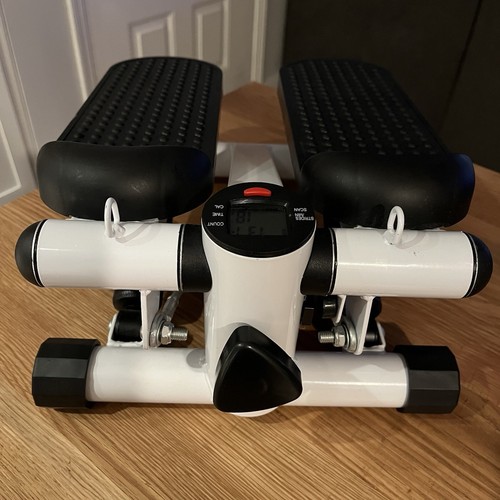 Elliptical Machine Mini Stair Stepper Home Workout Fitness Exerciser - White - Picture 4 of 13