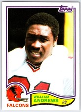 1982 Topps #272 - William Andrews Atlanta Falcons (NM) *HGCARDS*