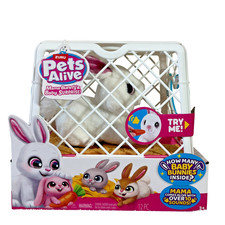 Zuru Pets Alive Mama Bunny  Baby Surprise Over 10 sounds New in Box