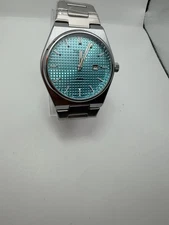 Tissot PRX Powermatic 80 Ice Blue Tapisserie Dial Automatic Men’s Watch 