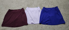 NWT Women Tek Gear Mid Rise Ultrastretch Skort Size Med or Large 3 Colors