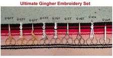 Gingher Ultimate Embroidery set of 9 of your choice Italy  Free Shipping 