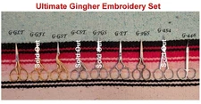 Gingher Ultimate Embroidery set of 9 of your choice (Italy) (Free Shipping)