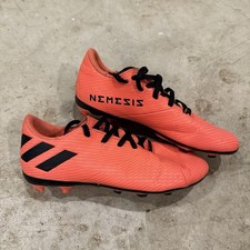 Adidas Nemeziz 19.4 FxG J Youth Size 4Y Orange Black Futbol Soccer Cleats EH0507