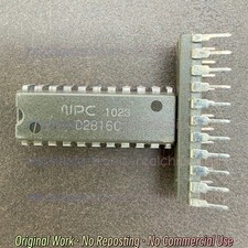 2pieces UPD2816C D2816C Genuine NEW NPC DIP-22