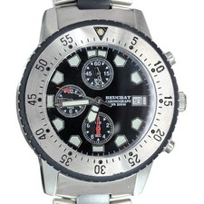 Beuchat Sillage Divers Mens Watch Black Dial Stainless Steel 200M