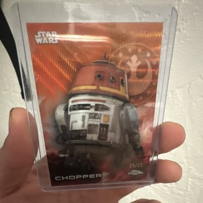 Topps Chrome Star Wars Ahsoka Chopper 25/25 Non-Sport Trading Card
