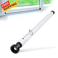 Sliding Door Security Bar, 17-50 inch Adjustable, Window 17-50inch, White