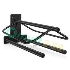 Heavy Duty Wall Mounted Saddle Rack Black Metal Freestanding Saddle Holder