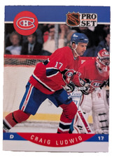 1990-91 Pro Set NHL Montreal Canadiens Craig Ludwig