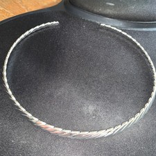 Women's Metal Headband Silve Color Hairband Head Brand New 5.5 x 4.5 