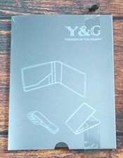 Y G Black Red Passport Holder Wallet