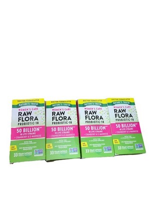 (4)Nature s Truth Woman s Care Raw FLora Probiotic-18 50 Billion Exp 06/30/2026+