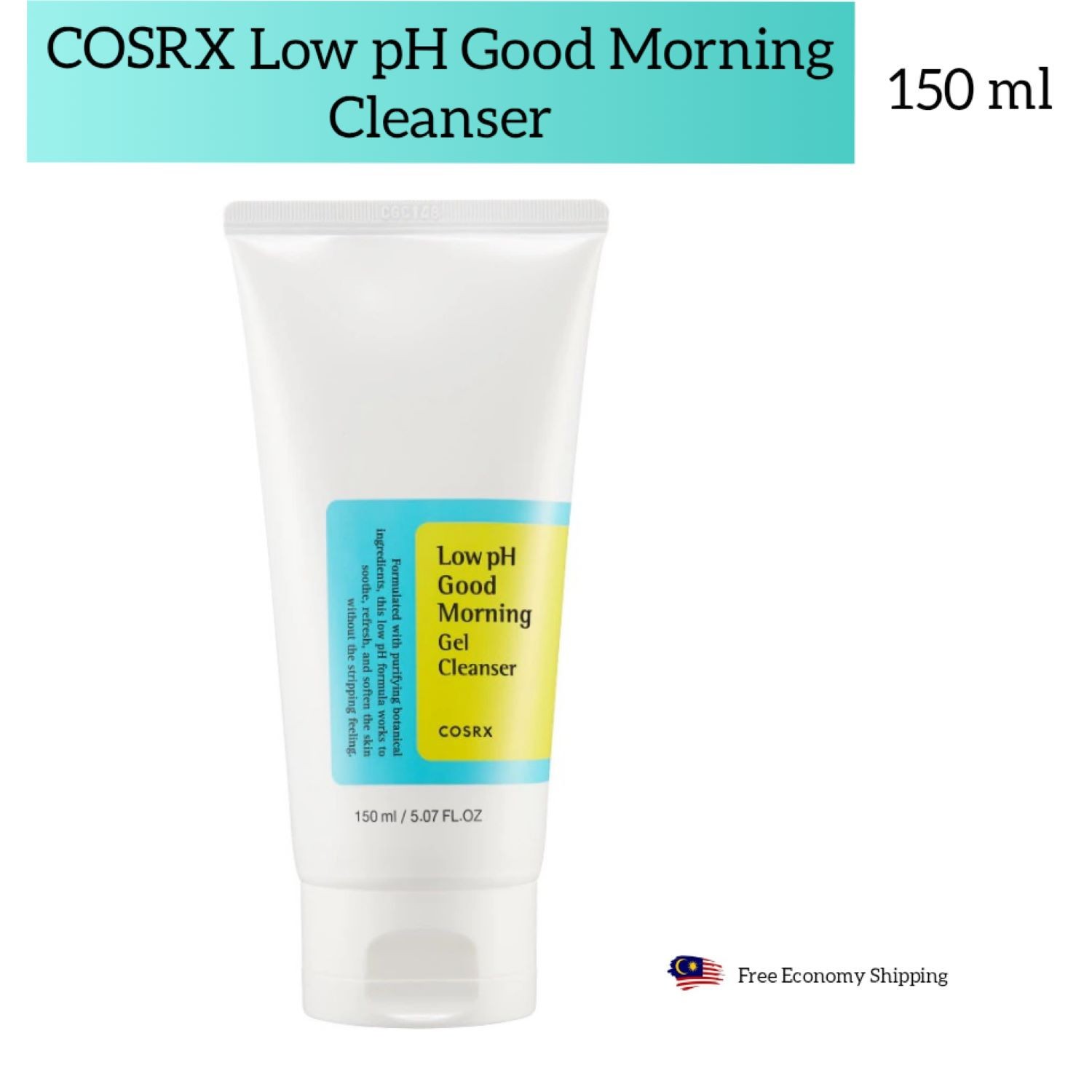 COSRX Low pH Good Morning Gel Cleanser For Sensitive & Dry Skin 150ml
