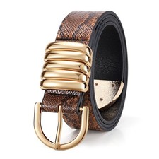 Women s PU Leather Belt for Jeans Pants Dress Fashion Ladies Waist Belt with ...