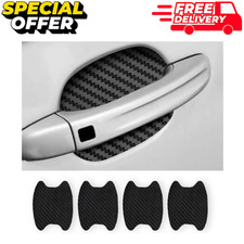 Carbon Fiber Car Door Cup Protector Anti-Scratches Door Handle Protective Film
