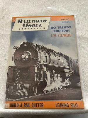 #ad RAILROAD MODEL CRAFTSMAN Magazine MAY 1961 HO Trends Live Steamers Train $4.80