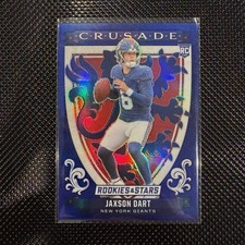 2025 Panini Rookies & Stars Crusade Blue /50 Jaxson Dart Rookie Giants #11