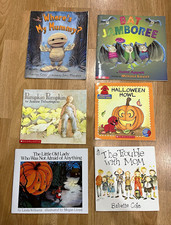 Halloween Picture Books Lot of 6 PB-Bat Jamboree,Where's Mummy more-Scholastic