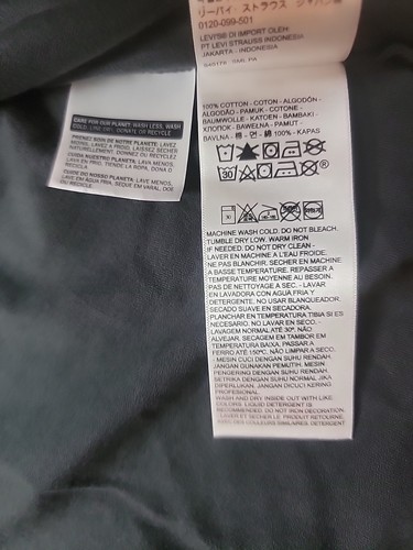 Camisa Mujer Levi's Algodón Manga Corta Multicolor Talla 3x "E015" - Imagen 4 de 6