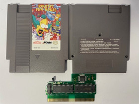 Krusty's Fun House (Nintendo NES) Cleaned Tested