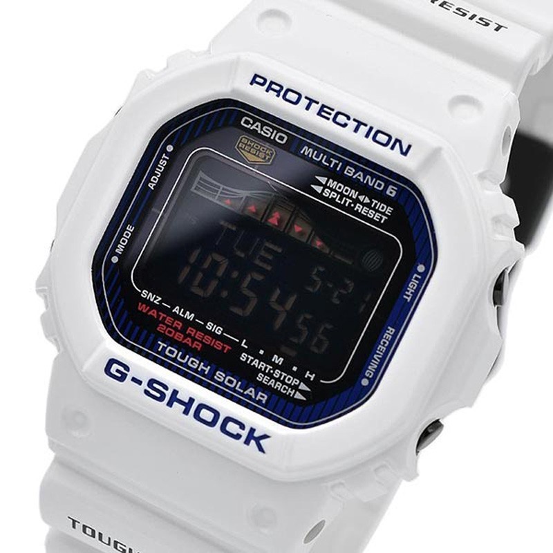 Casio G-SHOCK GWX-5600C-7JF G-LIDE White Solar Radio Atomic