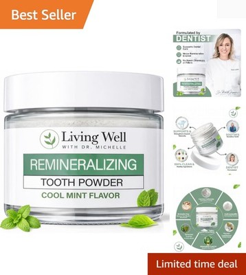 Remineralizing Tooth Powder | Fluoride-Free Hydroxyapatite Formula | Supports...
