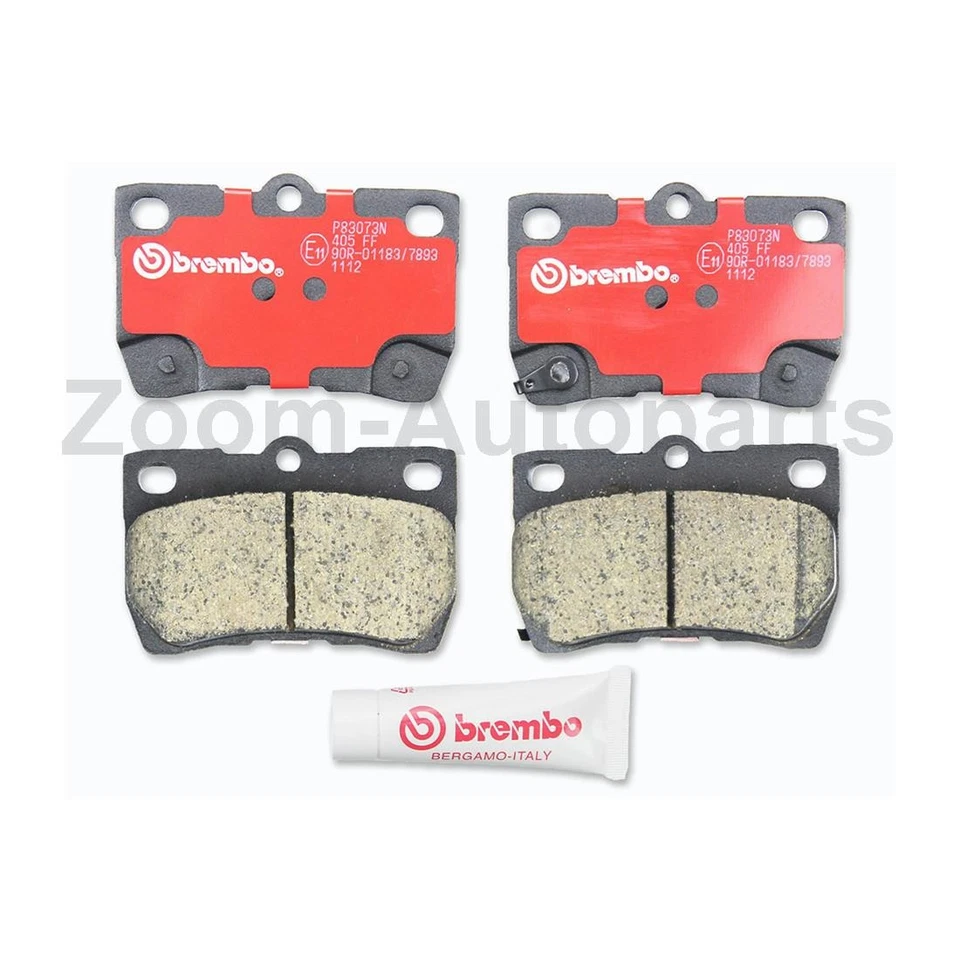 Kit de pastillas de freno rotores de freno traseros Brembo OE para 2006-2011 2012 2013 Lexus IS250 Foto 3 de 4