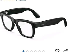 Ray-Ban Meta (Gen 1), Wayfarer, Large Shiny Black |Smart AI Glasses for Men,...