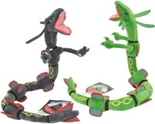 75cm Green and Black Rayquaza Dragon Plush Toys Stuffed Doll Kids Birthday Gifts