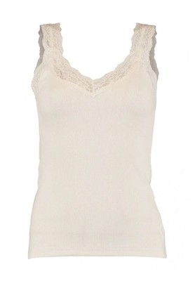 Hailys Top Damen SL C TP Si44na altweiß Basics, Streetwear