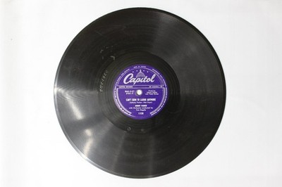 Sunny Parker   Can't Seem To Laugh Anymore 10'' 78 RPM Single 1953 Capitol Pop