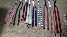 25 Antique  Designer Suspenders/Braces Lot