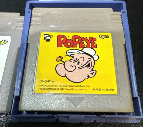 Popeye And Chinese Land Ninja Boy Lot. Nintendo Game Boy. Cleaned And Tested. - Picture 3 of 8
