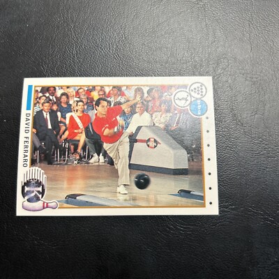 Jb16 PBA Pro Bowlers KingPin Bowling 1990 #26 David Ferraro Kingston New York