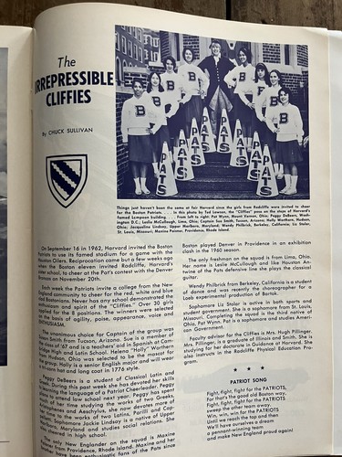 1964 Patriots vs Broncos football program/Famous”BISSELL”scrapbook cover-in MINT - Picture 12 of 16